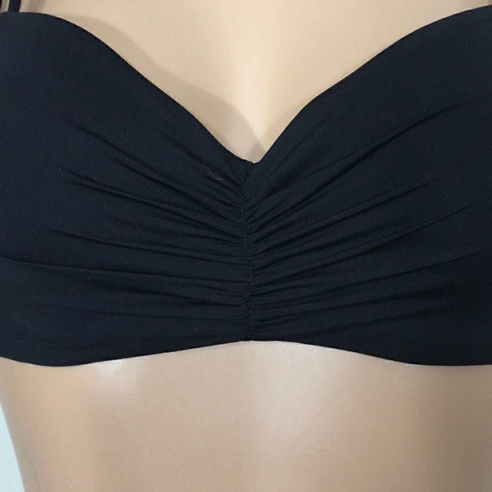 New. COCO REEF adjustable multi-way black Strappy bikini top. 32/34-C - Picture 8 of 13